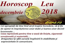 Horoscop Leu decembrie 2018