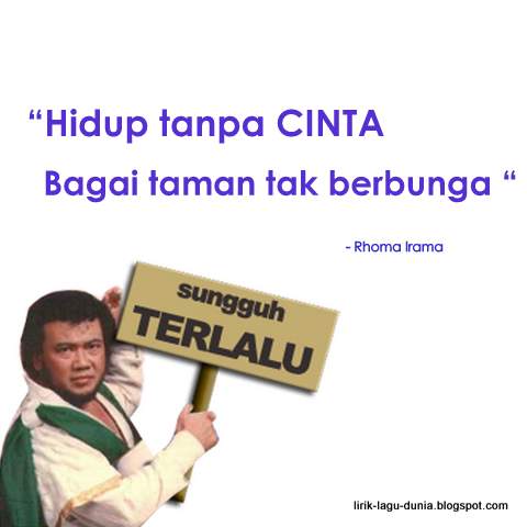 Lirik Lagu Kata Pujangga - Rhoma Irama