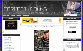 Baixar Template do Blog Perfect Downs + Mecanismo de Grátis   Download Free Full