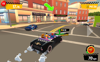 Free Download Crazy Taxi City Rush MOD APK Terbaru v1.7.0 Hack (Unlimited Money)