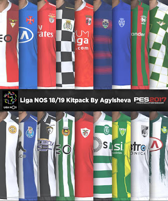 PES 2017 Liga NOS Kitpack by Agylsheva Season 2018/2019