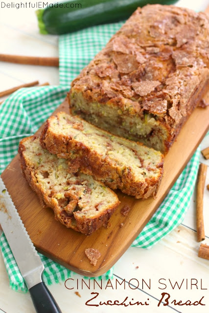 Cinnamon Swirl Zucchini Bread Recipe