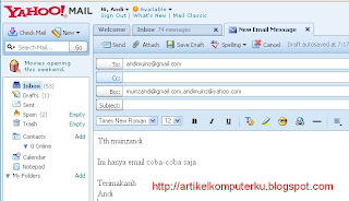 Ketik Pesan email