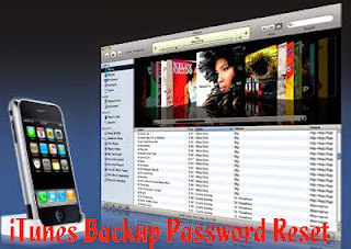 itunes backup password reset