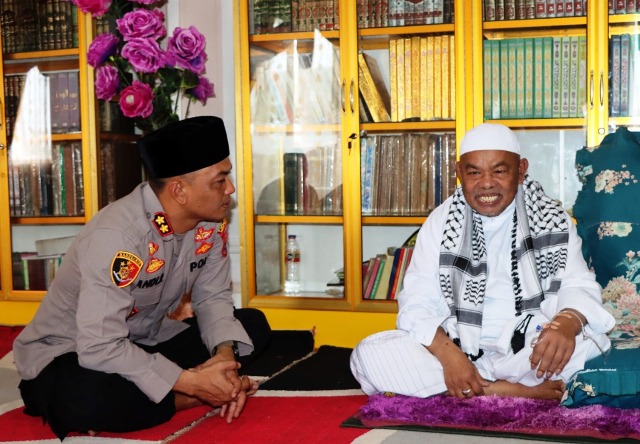 Kapolres Aceh Timur Bersilaturahmi Dengan Pimpinan Dayah Bustanul Huda