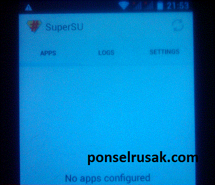 Untuk melakukan rooting pada advan s4e dengan superuser