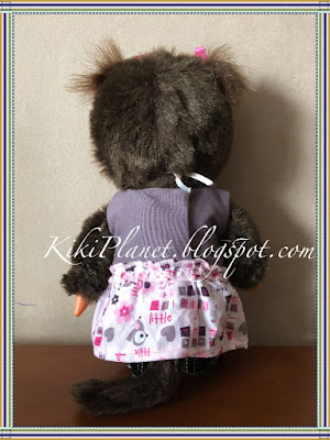 kiki monchhichi robe dress handmade fait main couture sewing vetement poupée