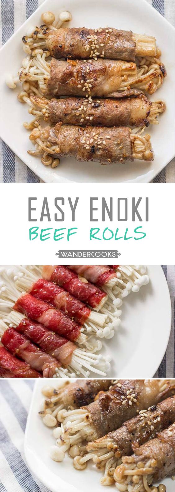 Easy Enoki Beef Rolls