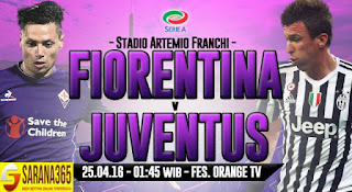 BANDAR BOLA - Prediksi Bola Fiorentina vs Juventus 25 April 2016