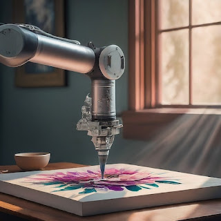 AI-Generated Floral Art
