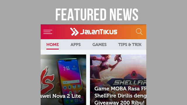 Cara Membuat Featured News Ala Jalan Tikus di Blogger