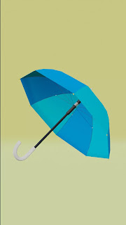 Blue Umbrella 3D 0