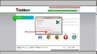 Neobux - Kliko butonin Add te AdAlert