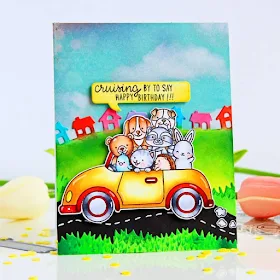 Sunny Studio Stamps: Cruising Critters Customer Card by Chitra