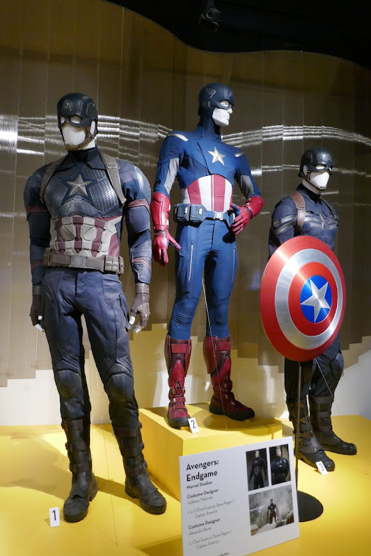 Captain America movie costumes Avengers Endgame