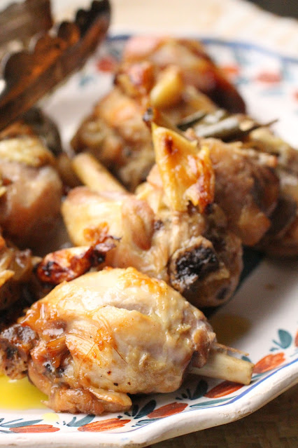 pilons de poulet en adobo sec