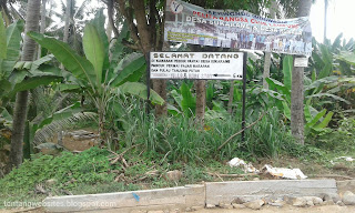 Jalan menuju pantai kiluan lampung