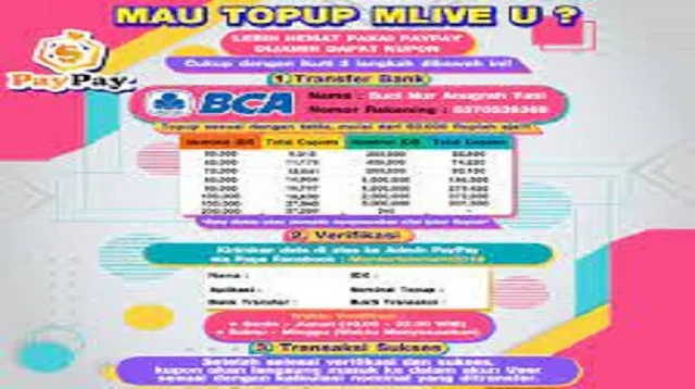 Top Up Mlive Murah