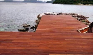 decking kayu madura