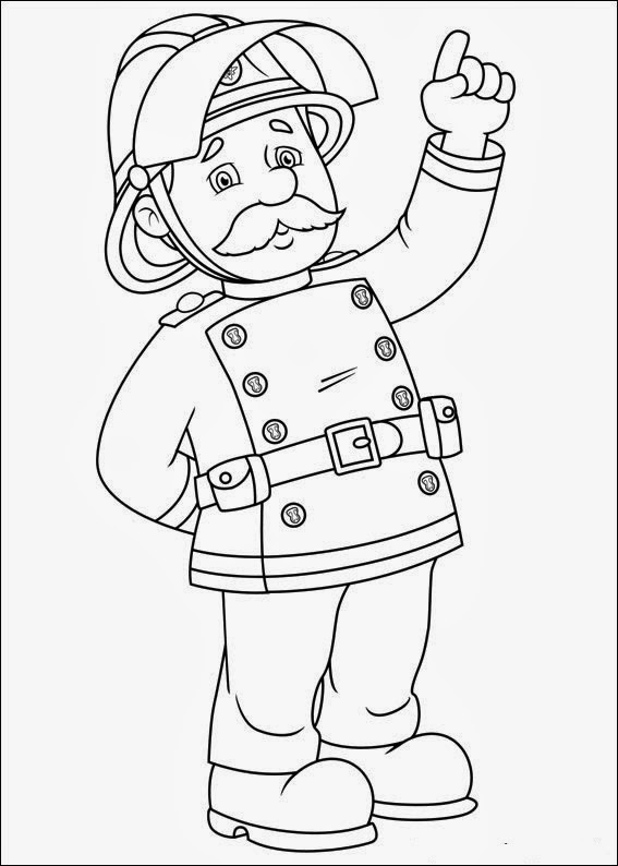 firefighter coloring pages - Fire Truck Coloring Page Twisty Noodle