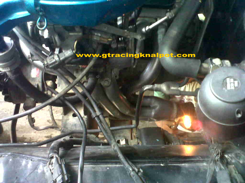 MODIFIKASI KNALPOT RACING Pemasangan Header Kijang Super Grand