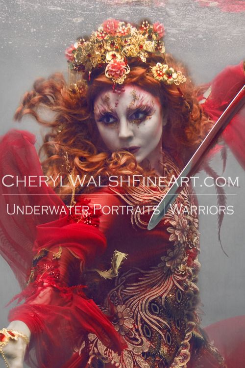 Cheryl Walsh arte fotografia subaquática surreal mulheres modelos fashion heroínas deusas