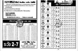 Thai Lottery 4pc First Paper