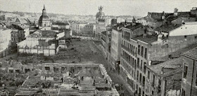 Fotografías de la construcción de la Gran Vía de Madrid