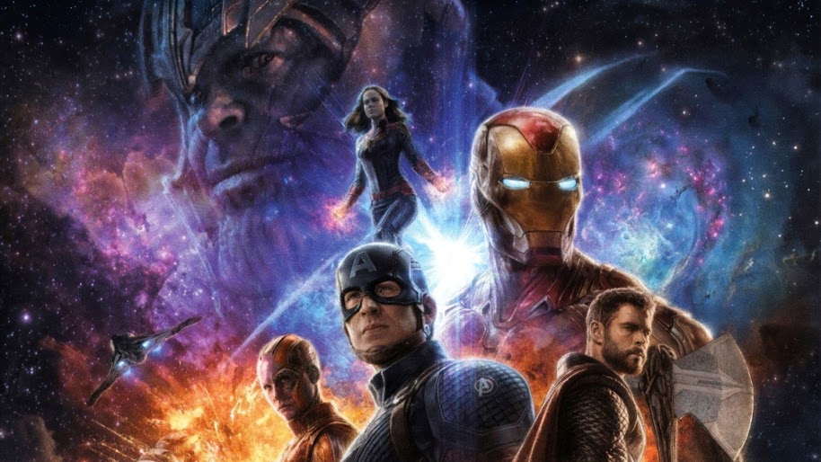 Avengers Endgame Thanos Captain Marvel 4k 106 Wallpaper