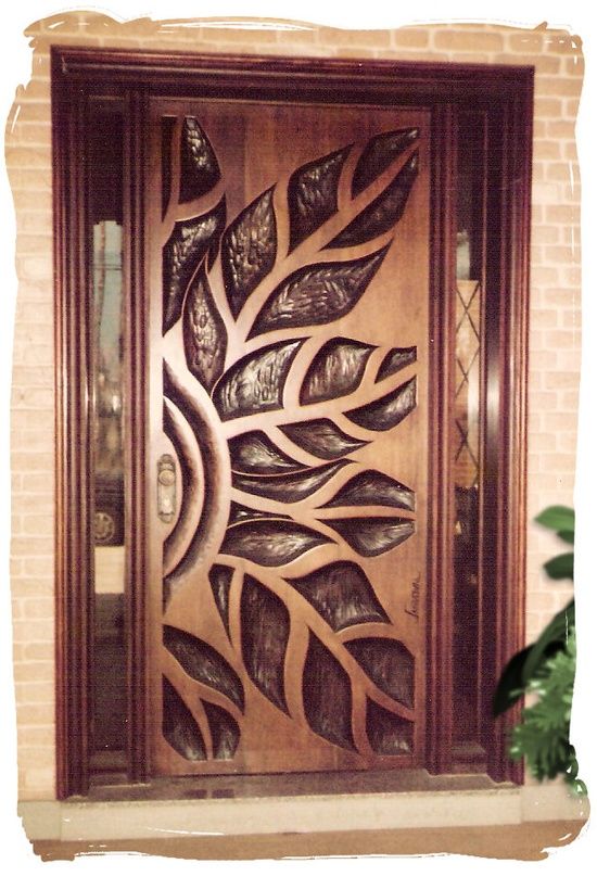Contemporary Solid Wooden Door Designs 1 Decorate