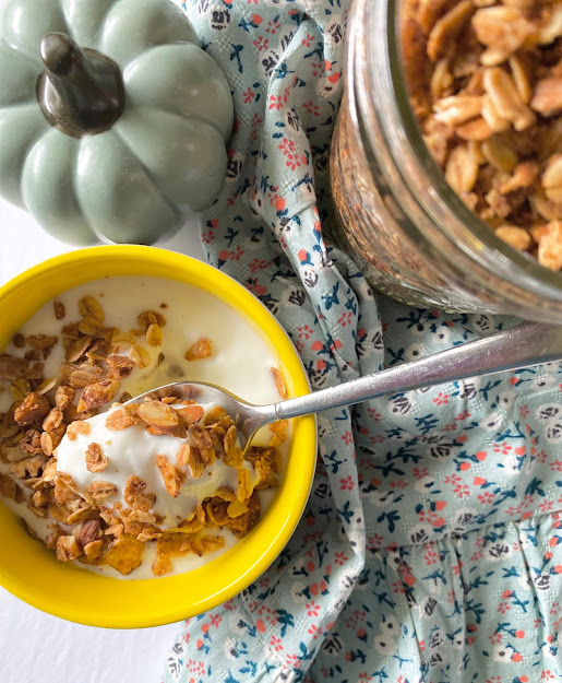 Pumpkin Spice Homemade Granola