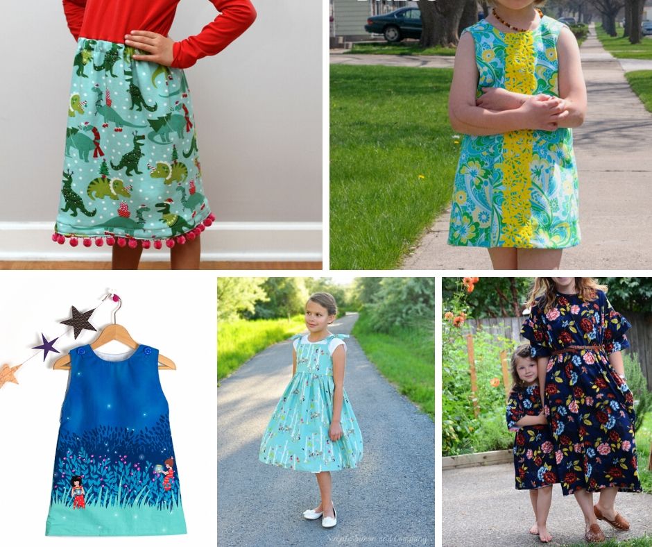 30+ Cute and Free Girls Dress Patterns