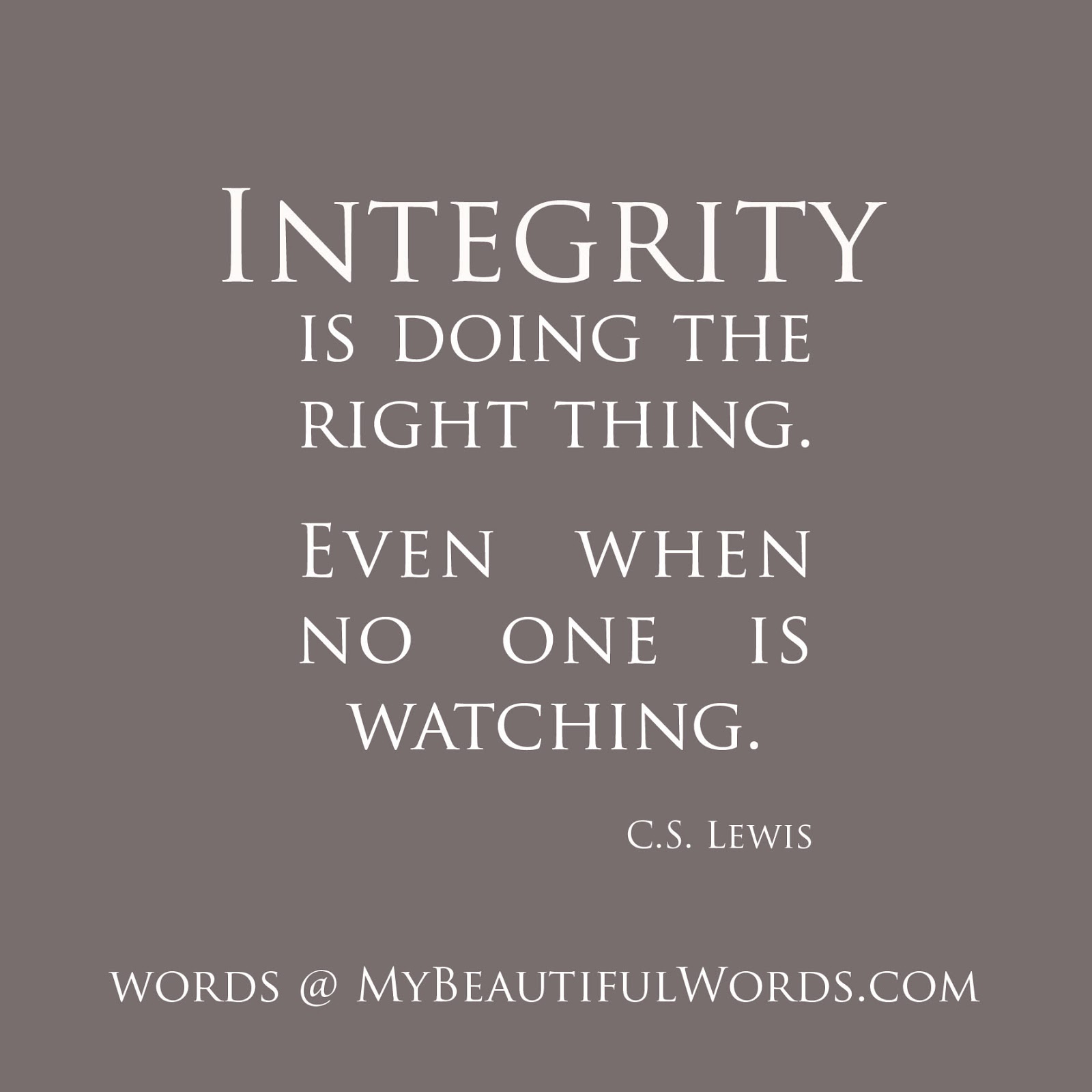 Integrity Quotes