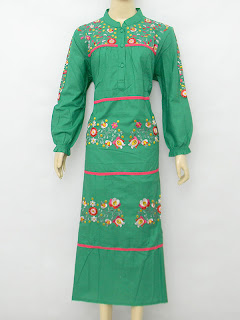Gamis Katun Bordir Cantik Ridd cantik | Khisan Fashion grosir jilbab, kerudung dan gamis cantik terbaru malang