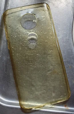 TPU製スマホケース食器洗い洗剤