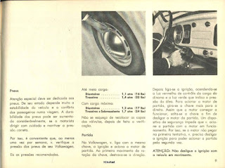 Manual do Proprietário Fusca 1972