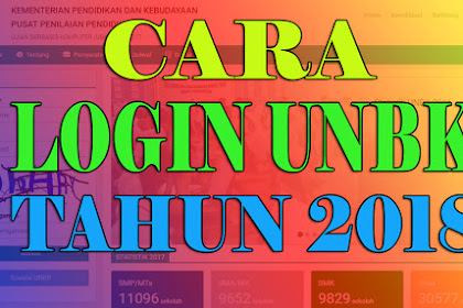 Login UNBK Terbaru Tahun 2018