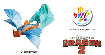 McDonalds How to Train Your Dragon 2 Happy Meal Toys 2014 - Cloudjumper Toy