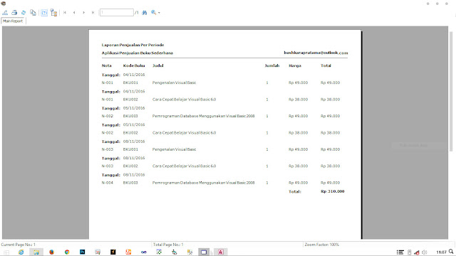 Source Code Aplikasi Toko Buku Sederhana VB .NET