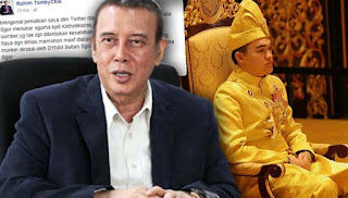 Rahim Tamby Chik didakwa memfitnah Raja Muda Selangor