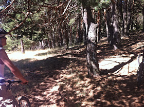 Ruta en bici por la Hoya de San Blas, julio 2012