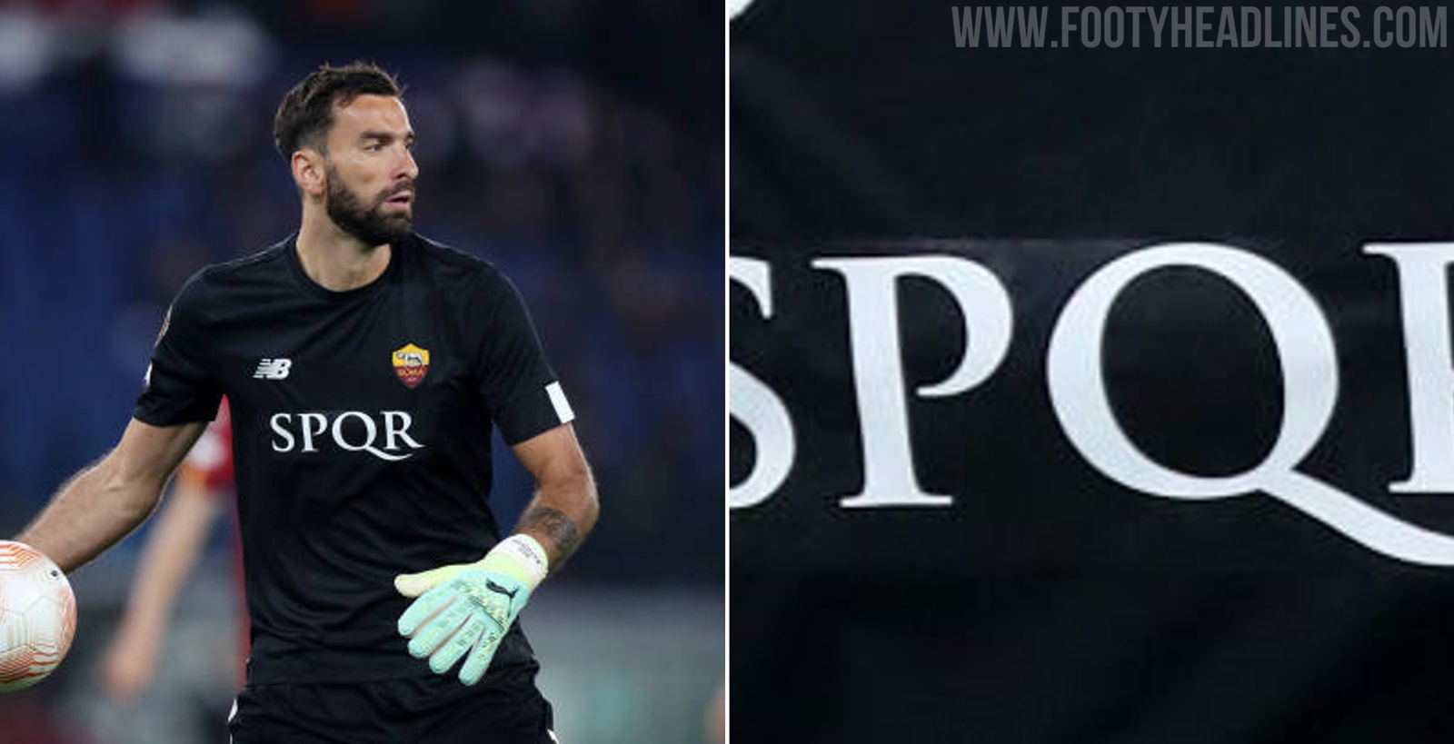 Seltsam: AS Roma pflastert SPQR-Logo über das reguläre Sponsorenlogo - Nur  Fussball