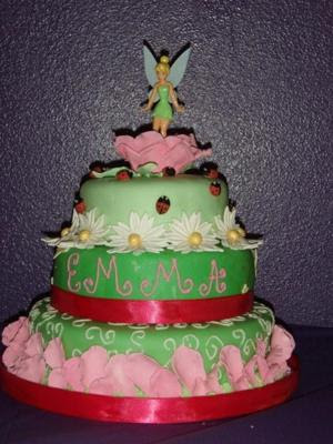 Tinkerbell Birthday Cake on Wedding Ido  Green Birthday And Wedding Cakes   Tinkerbell Disney