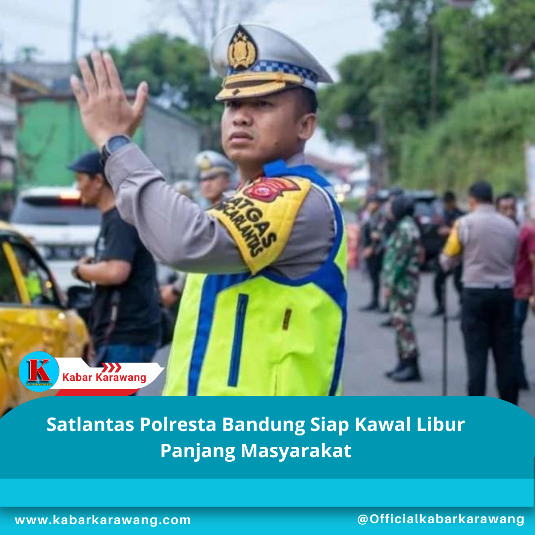 Satlantas Polresta Bandung Siap Kawal Libur Panjang Masyarakat