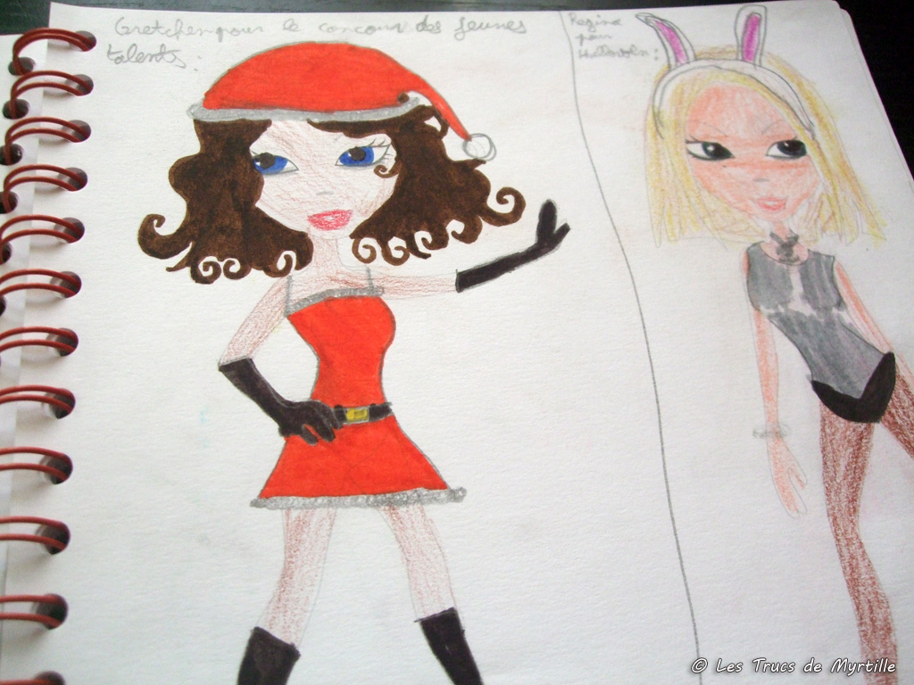 dessin colorier top model