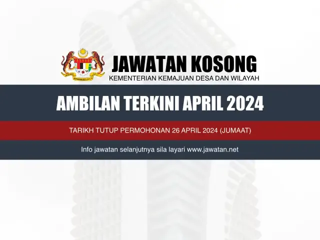 Jawatan Kosong KKDW April 2024