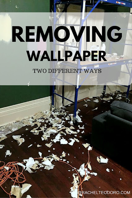 removing wallpaper two different ways