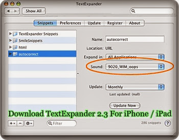 Download TextExpander 2.3 For iPhone / iPad