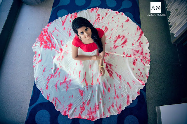 Anupama Parameshwaran pics in red dress