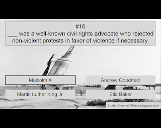 The correct answer is Malcolm X.